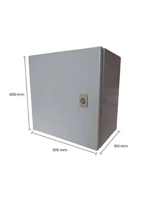 TABLERO METALICO ADOSABLE HERMETICO C/PLACA DE ACERO IP66 400X300X150MM