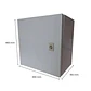 TABLERO METALICO ADOSABLE HERMETICO C/PLACA DE ACERO IP66 400X300X150MM - Miniatura 1