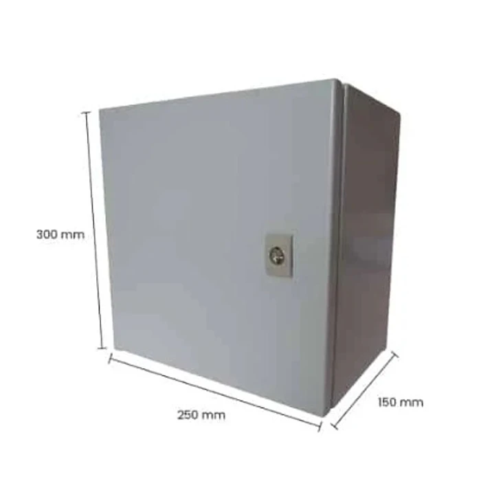 TABLERO METÁLICO ADOSABLE IP66 300X250X150MM C/PLACA DE ACERO – NAVIA BOX 1