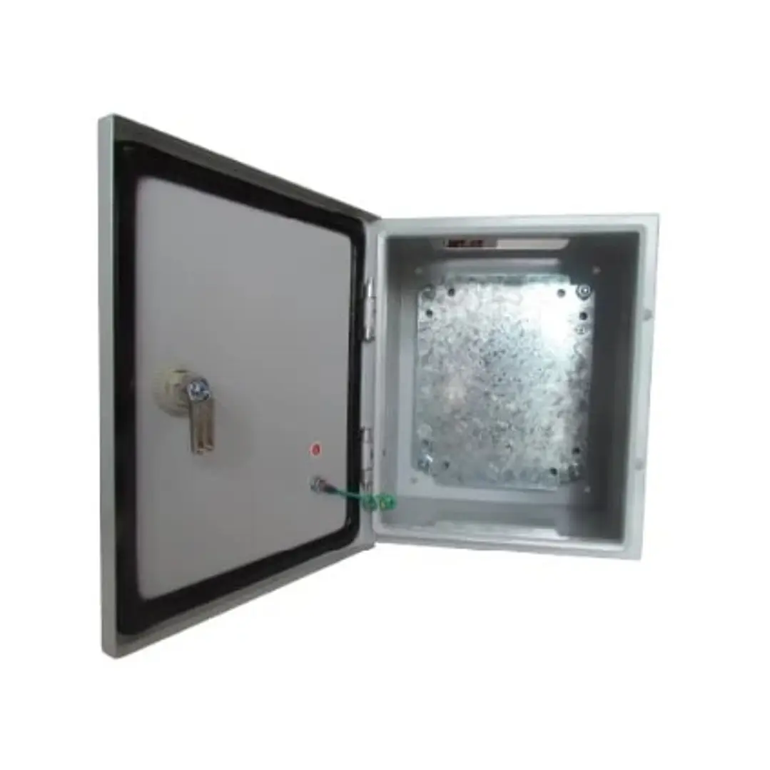 TABLERO METÁLICO ADOSABLE IP66 300X250X150MM C/PLACA DE ACERO – NAVIA BOX 2