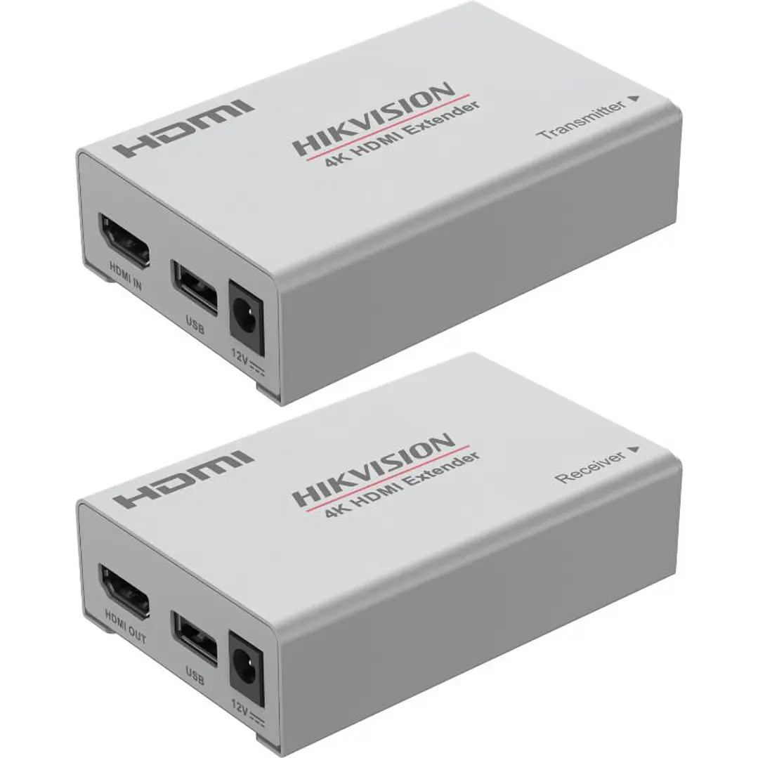 EXTENDER DE SEÑAL ACTIVO HDMI HIKVISION  DS-52EX01HI-4K PARA MONITOR Y MOUSE 1