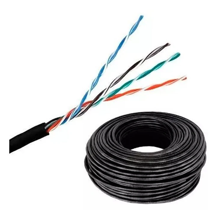 Cable de Red UTP Cat 5e Cobre Exterior Hikvision – Venta por Metro 1
