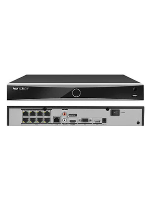 NVR 8CH 4K ACUSENSE 1 SATA 1U CON POE DE 8CH