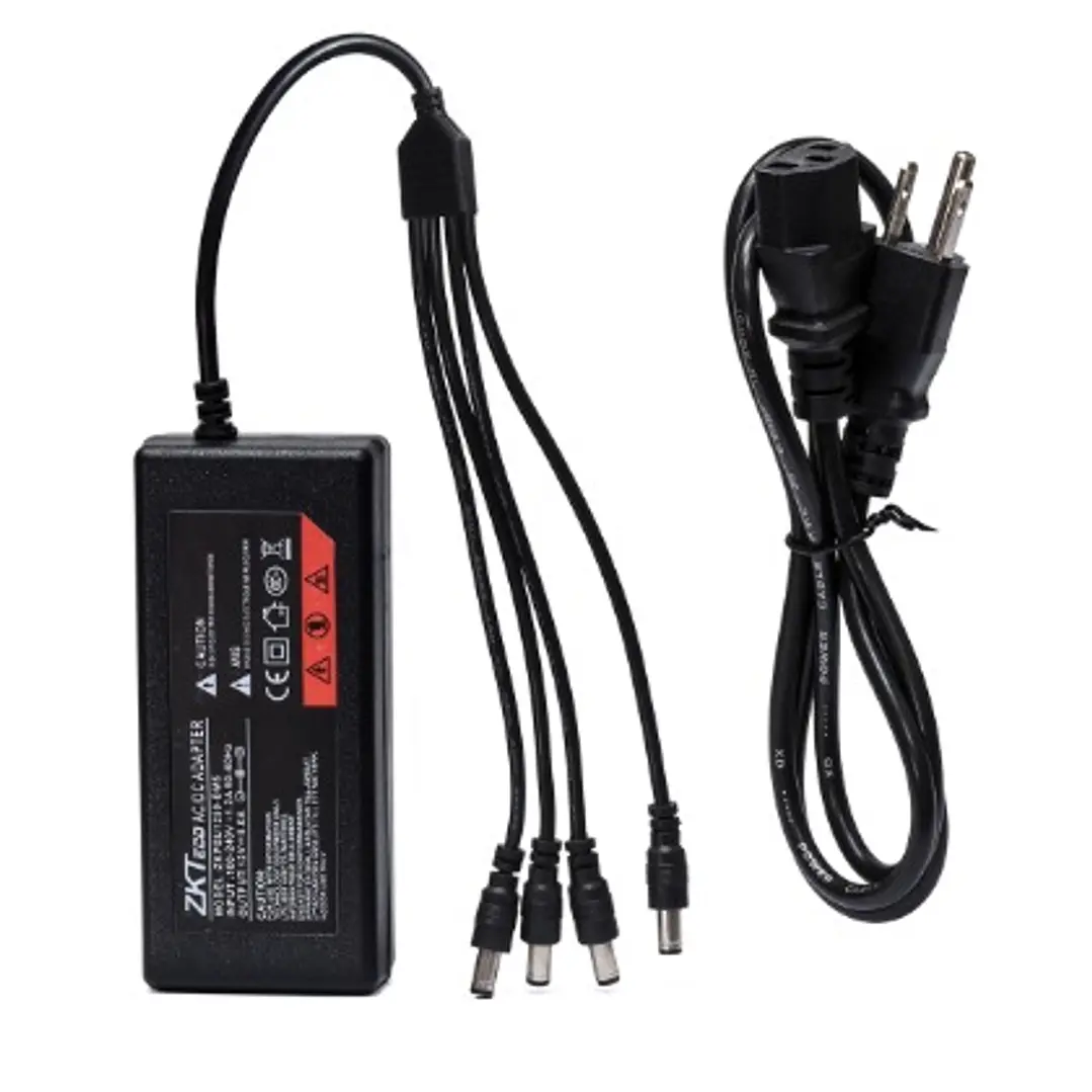 Fuente de Alimentación de 12V 5A ZKTECO PSU1250-DMS 1