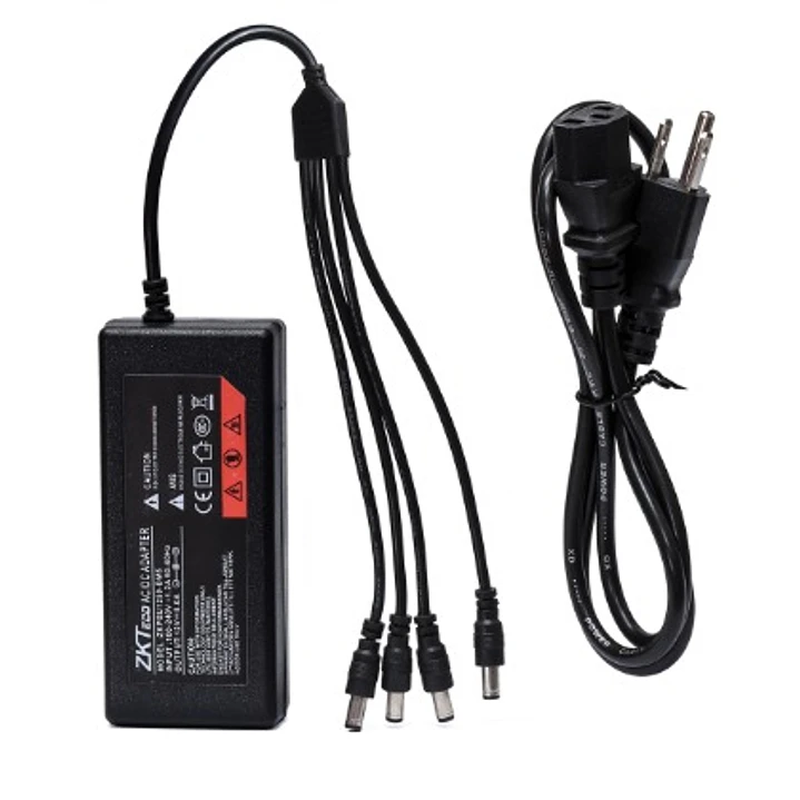 Fuente de Alimentación de 12V 5A ZKTECO PSU1250-DMS 1