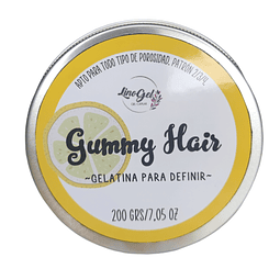 Gummy Hair (Gelatina para definir). 