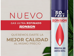 Gas Butano Ronson (300ml)