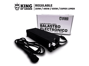 Balastro Electrónico Regulable King of Green (600W)