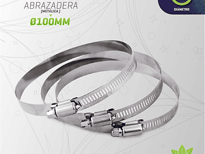 Abrazadera Metálica Grow Genetics (100 - 125 - 150 mm)