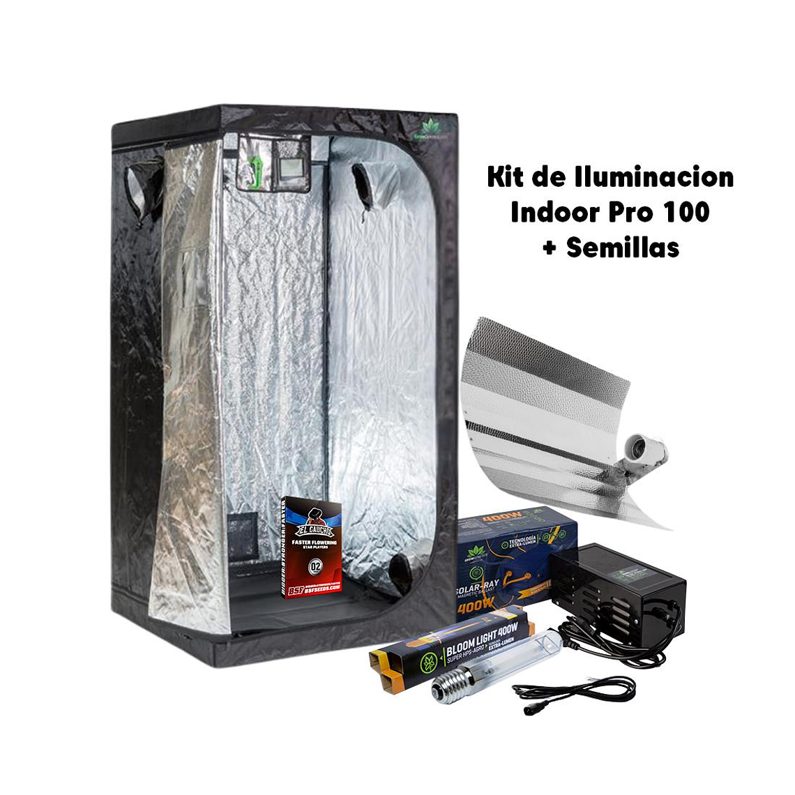 Kit Armario Indoor Pro Grow Room Grow Genetics (100x100) 1