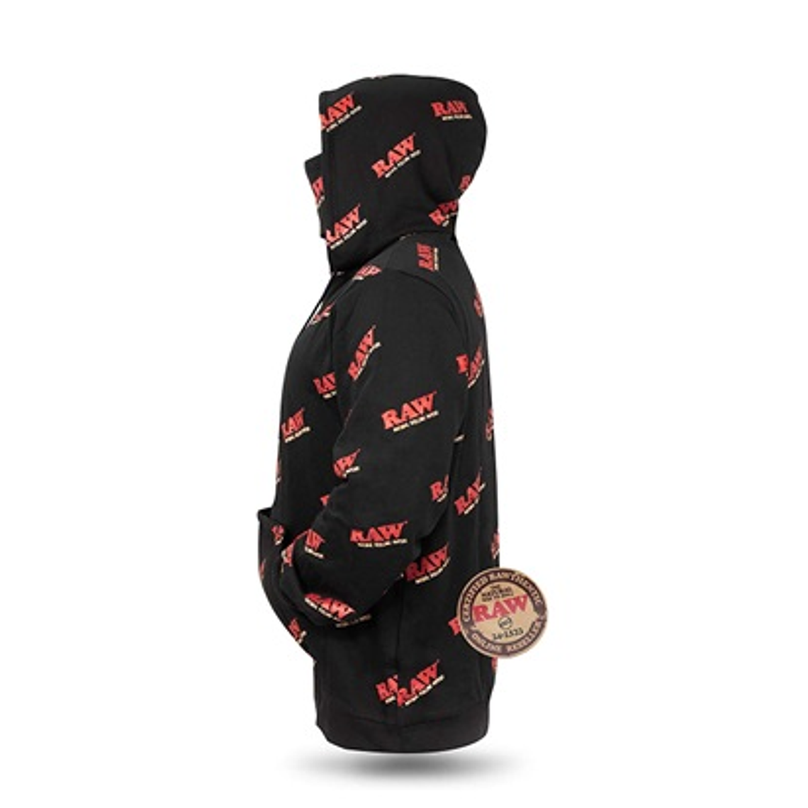 Polerón Hoodie con Bolsillos Secretos RAW (L - XL - XXL) Original  4