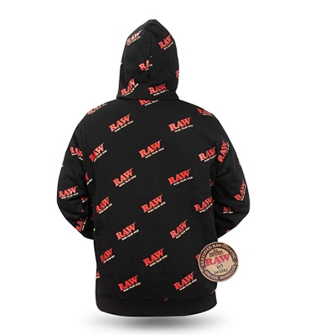 Polerón Hoodie con Bolsillos Secretos RAW (L - XL - XXL) Original  3