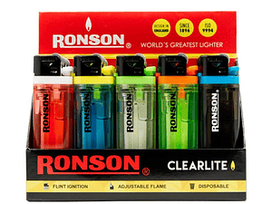 Encendedor Transparente Ronson (x1 - x10 - x20)