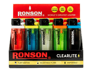 Encendedor Transparente Ronson (x1 - x10 - x20)