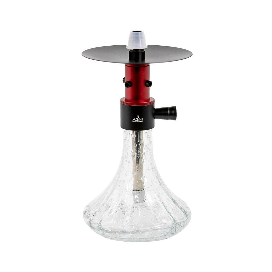 Qatir Hookah Veno Color Rojo Premium Acero Inoxidable Agni  1