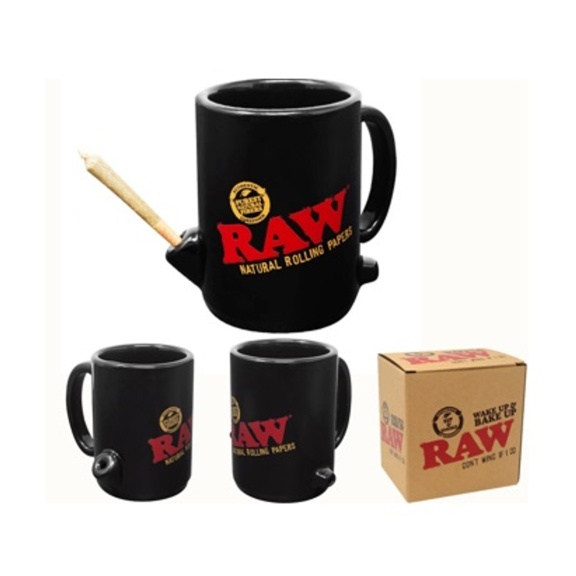 Tazón Mañanero RAW Negro para Cultivadores Original  1