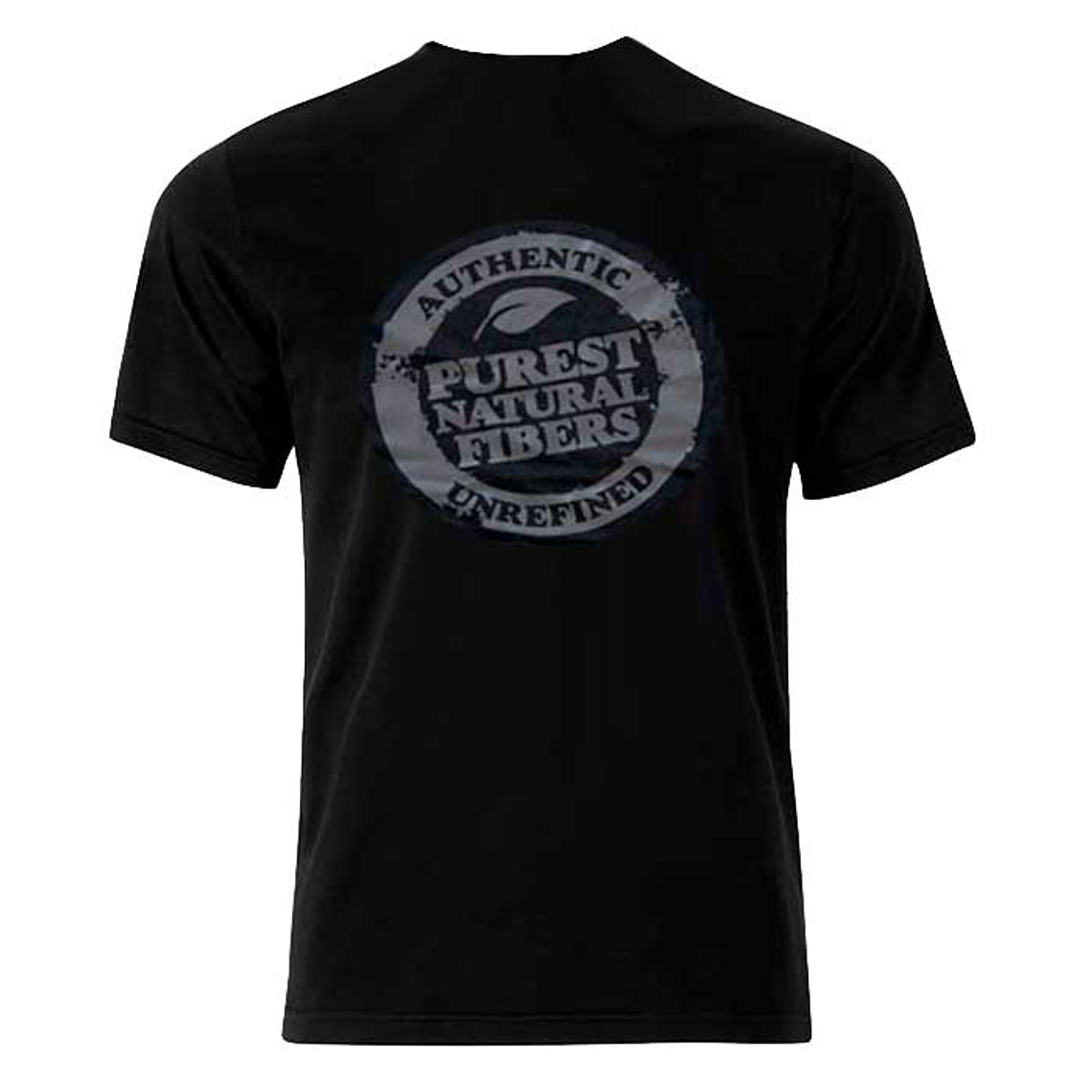 Polera Algodón Premium RAW (Negra - Beige) Original 2