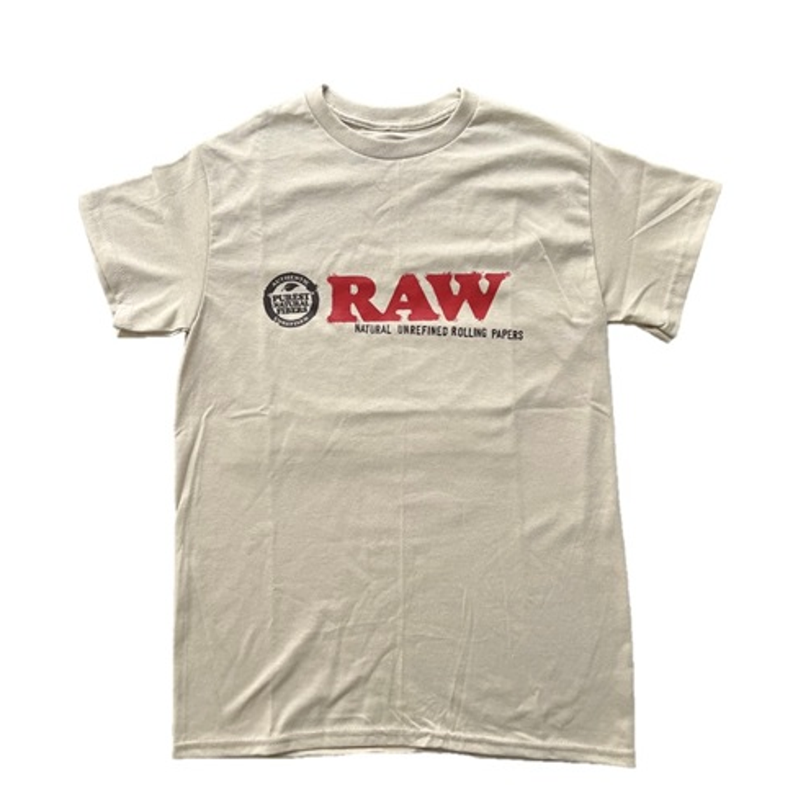 Polera Algodón Premium RAW (Negra - Beige) Original 3