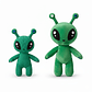 Peluche Alien Verde Aftonsparv (Mini y Grande) - Miniatura 1