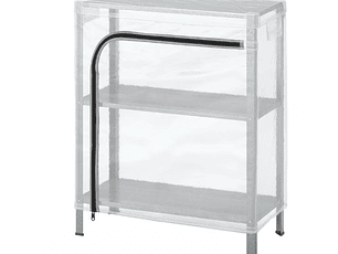 Armario Invernadero Cultivo HYLLIS + Funda Transparente Impermeable