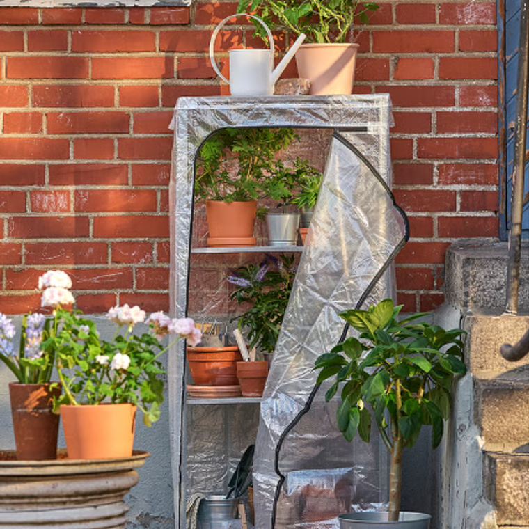 Armario Invernadero Cultivo HYLLIS + Funda Transparente Impermeable 5