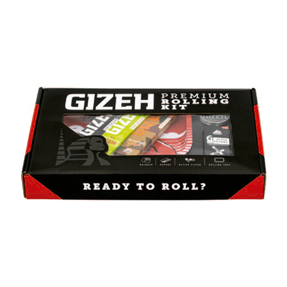 Kit Premium Rolling Gizeh (Papel, Filtros y Bandeja) 1