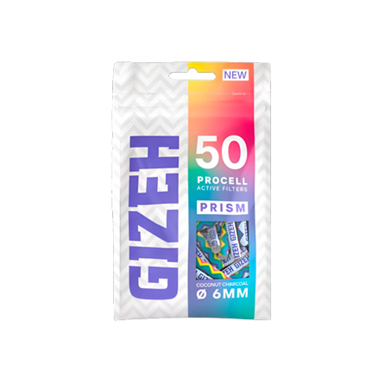 Filtros Carbón Activo Gizeh Procell (x50) 1