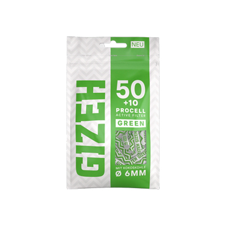 Filtros Carbón Activo Gizeh Procell (x50) 2