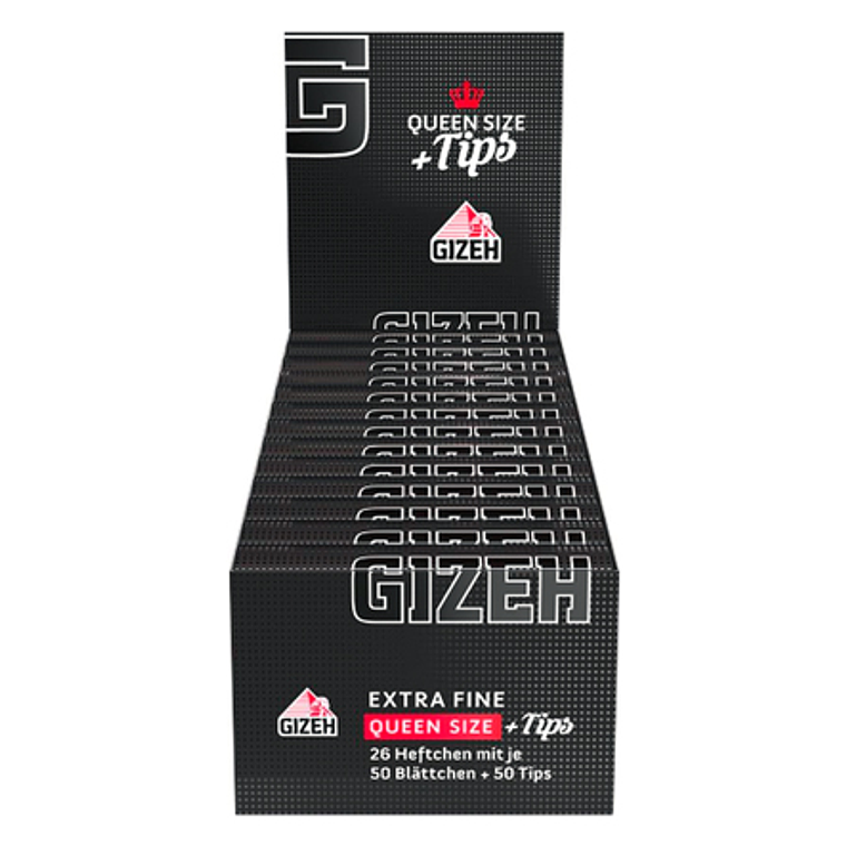 Papel 1 1/4 con Tips Gizeh (x26) 1