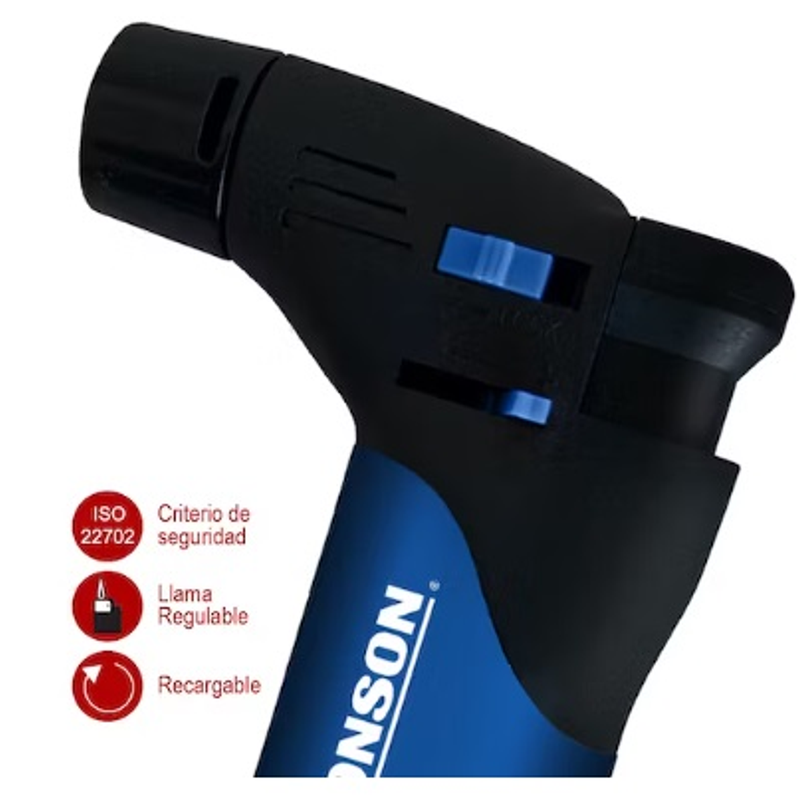 Encendedor Torch Soplete Recargable Ajustable Ronson 2