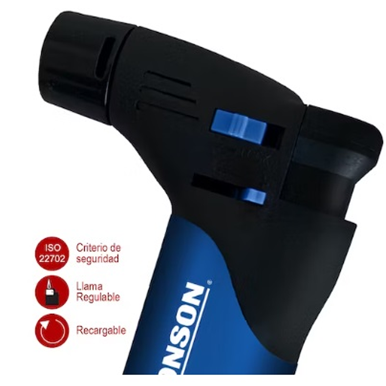 Encendedor Torch Soplete Recargable Ajustable Ronson 2