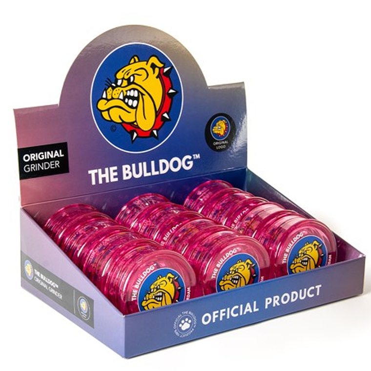 Moledor Grinder Plástico Pink Rosado The Bulldog (x1 - x12) 3