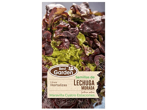 Lechuga Morada Alto Atractivo Best Garden (5 gr)