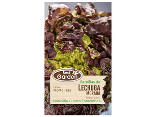 Lechuga Morada Alto Atractivo Best Garden (5 gr)