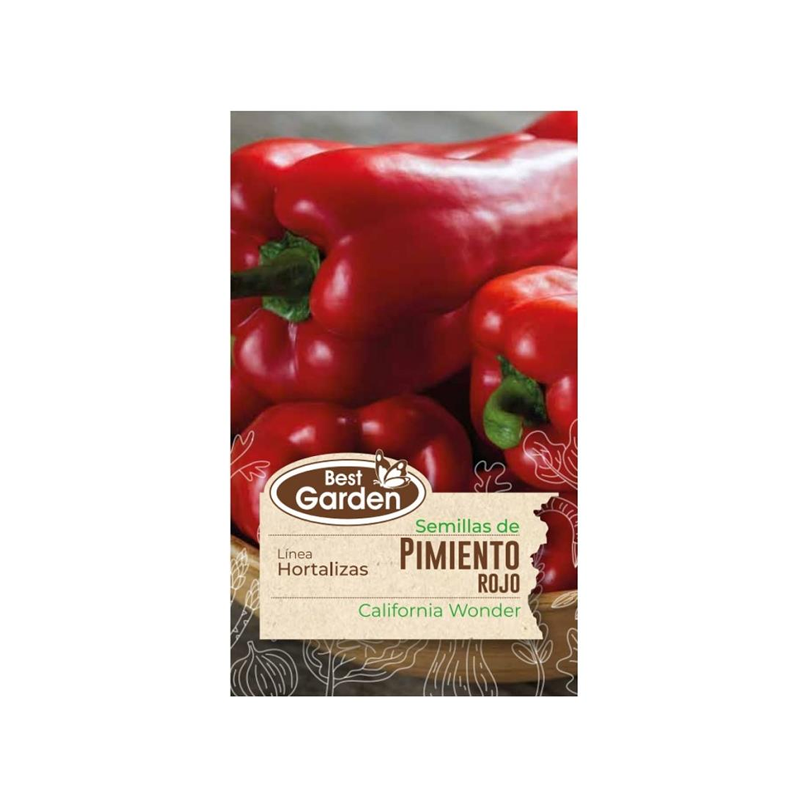Pimentón Rojo Morrón Dulce Best Garden (1 gr) 1