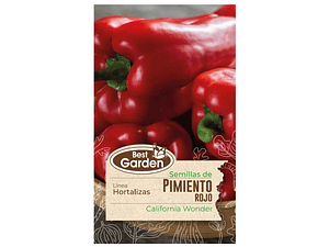 Pimentón Rojo Morrón Dulce Best Garden (1 gr)