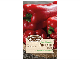 Pimentón Rojo Morrón Dulce Best Garden (1 gr)