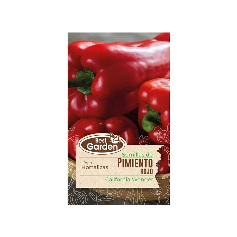 Pimentón Rojo Morrón Dulce Best Garden (1 gr) 1