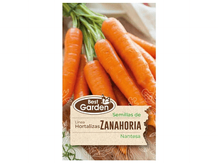 Zanahoria Nantesa Tierna y Dulce Best Garden (5 gr)