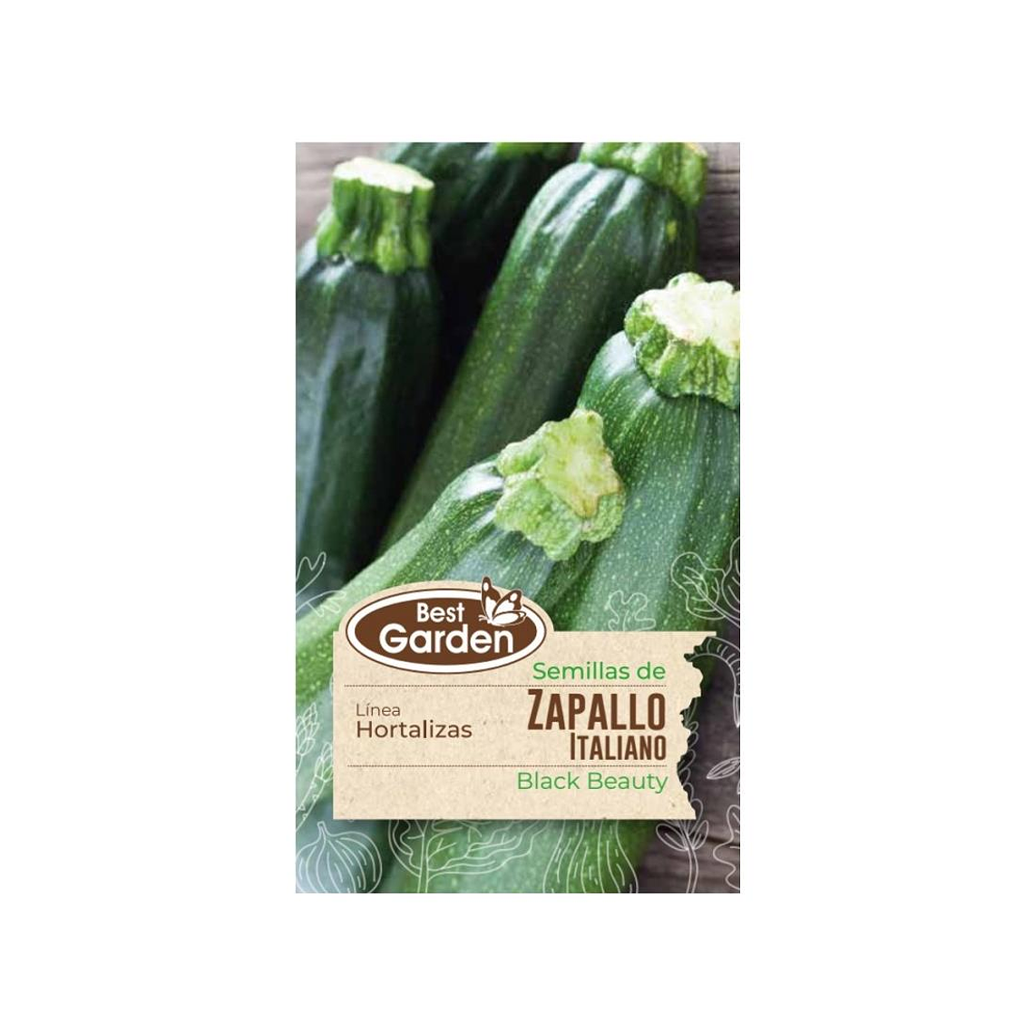 Zapallo Italiano Zucchini Prolífico Best Garden (5 gr) 1