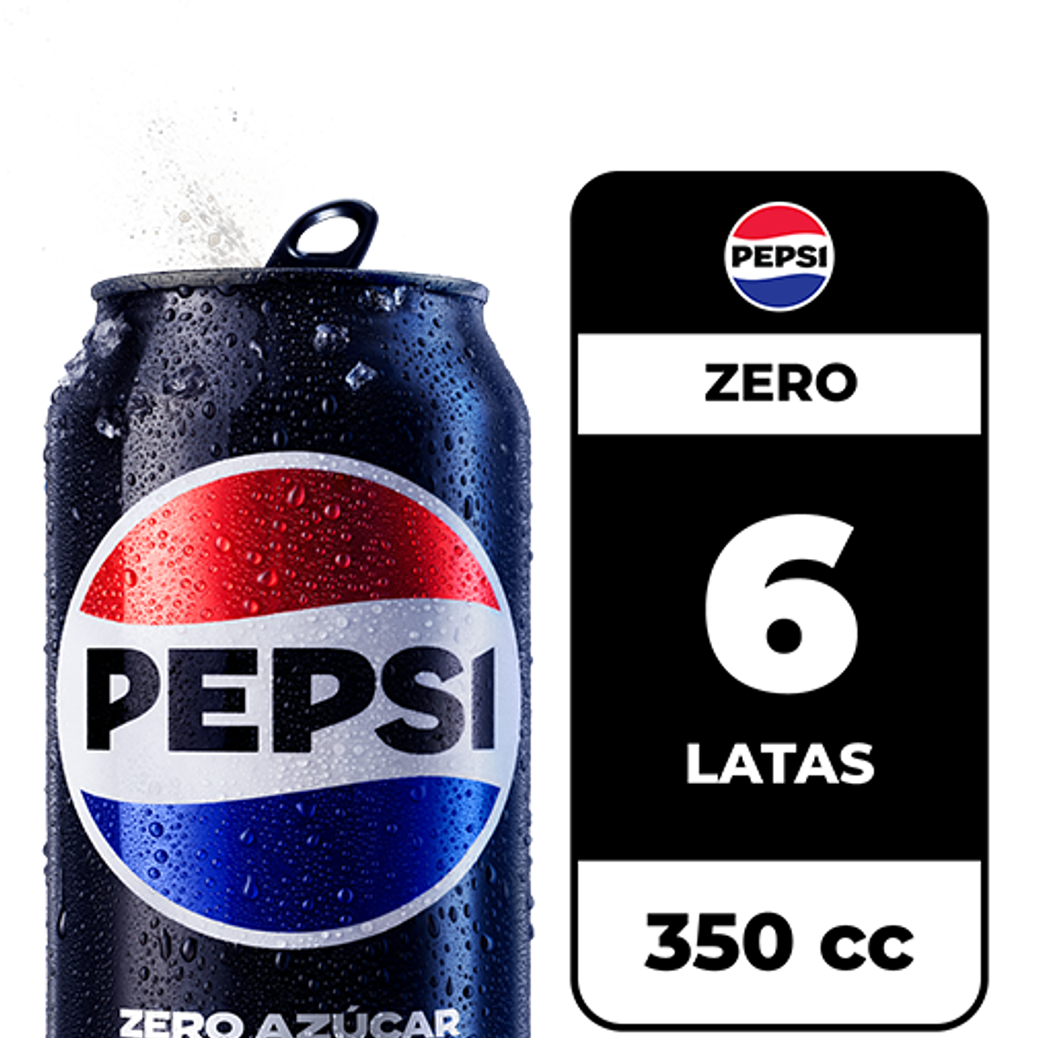 Bebida Pepsi Lata CCU 350 ml (Original - Zero Azúcar) 3