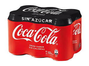 Bebida Coca Cola Lata Andina 350 ml (Original - Zero Azúcar)