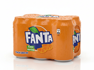 Bebida Fanta Lata Andina 350 ml (Original - Zero Azúcar)
