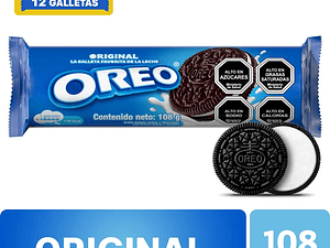 Galletas Oreo Clásica Original 108g 