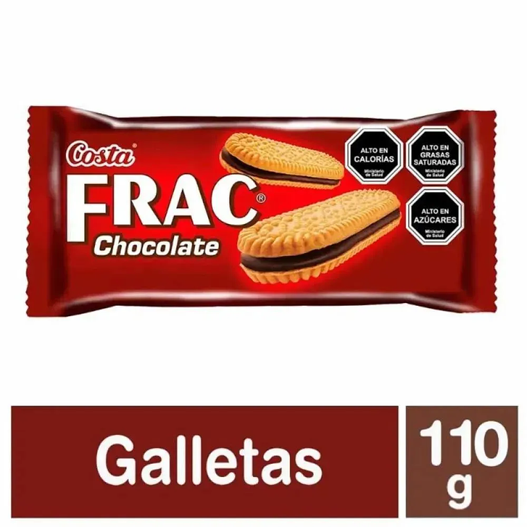 Galletas Frac Costa 110g (Vainilla - Naranja - Clásica - Frutilla - Cappuccino) 4