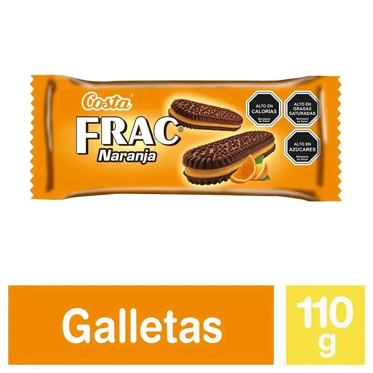 Galletas Frac Costa 110g (Vainilla - Naranja - Clásica - Frutilla - Cappuccino) 2