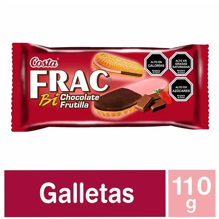 Galletas Frac Costa 110g (Vainilla - Naranja - Clásica - Frutilla - Cappuccino) 5