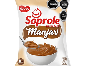 Manjar - Dulce de Leche en Bolsa Soprole 1Kg