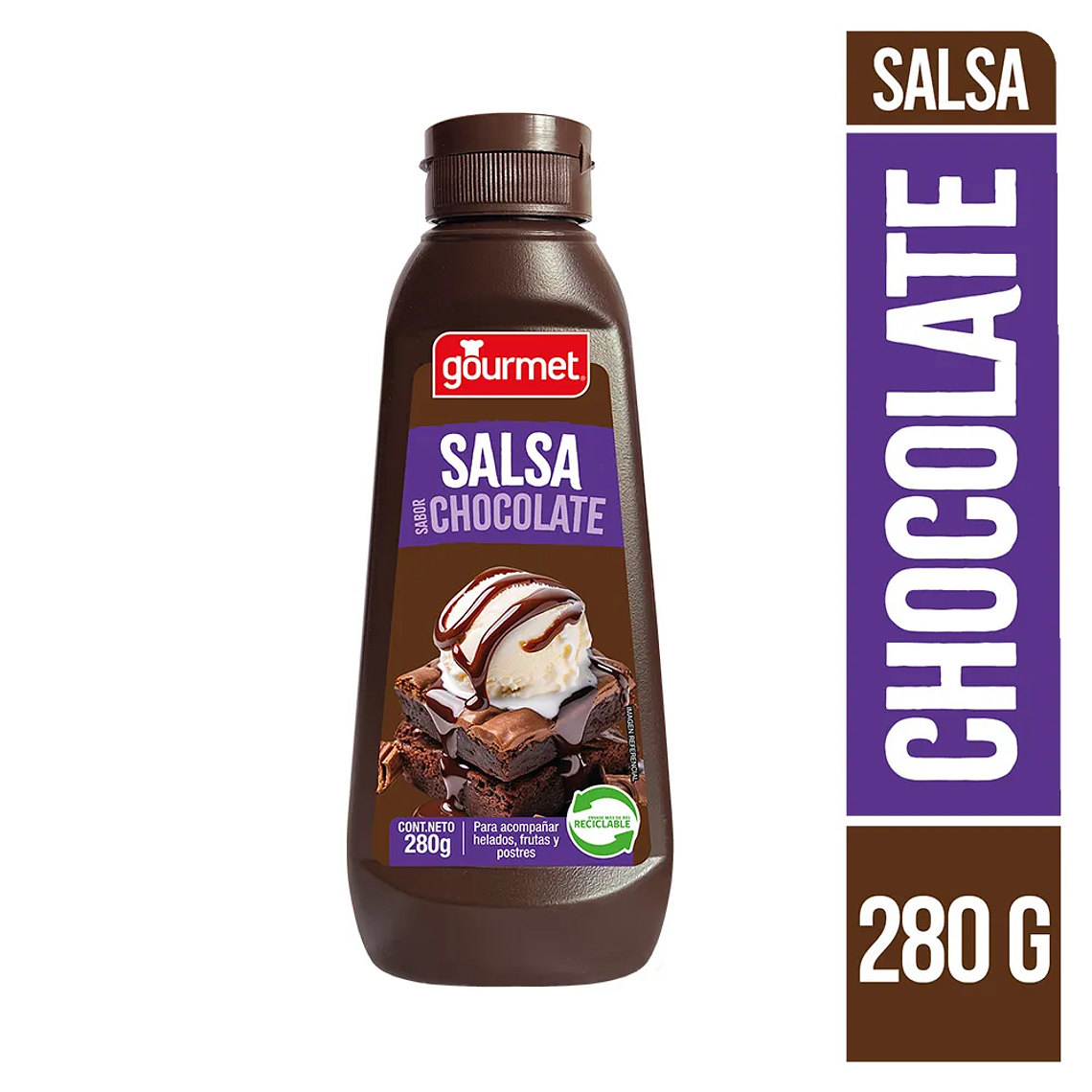 Salsa de Chocolate para Helados y Postres Gourmet (280g - 1Kg) 2
