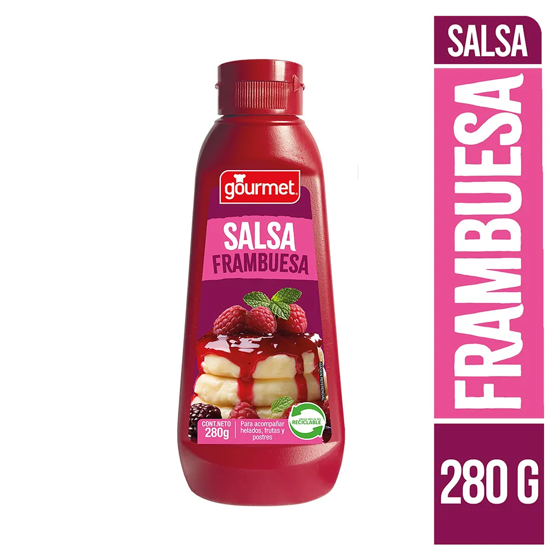Salsa de Frambuesa para Helados y Postres Gourmet (280g - 1Kg) 2